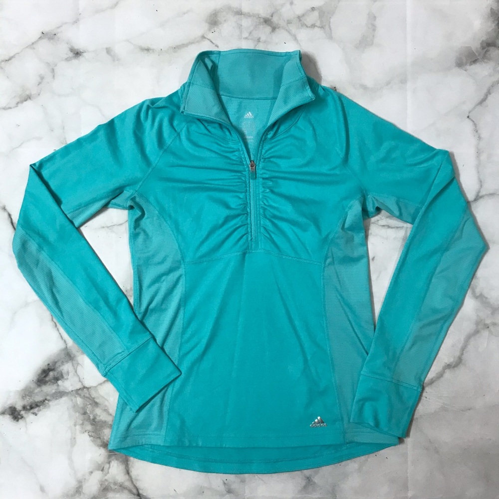 Adidas Long Sleeve 1/4 Zip with Thumbholes
